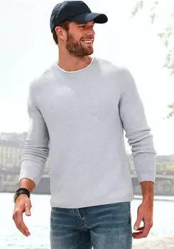 Le Jogger Leggings mit w&auml;rmendem Wollanteil hellgrau-meliert