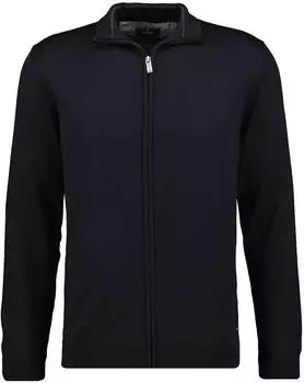 Ragman Regular Fit Cardigan Structured schwarz