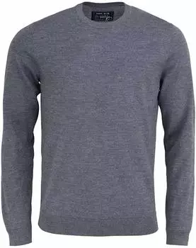 Marvelis Pullover mit Rundhalsausschnitt aus Merinowolle (6321 25 67) anthrazit