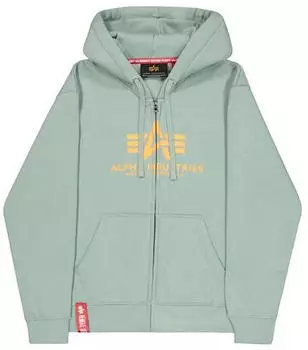 Alpha Industries Basic Hoodie SL (178325-30) frost grün/gelb/mint
