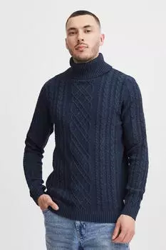 11 Project Rollkragenpullover insignia blue melange