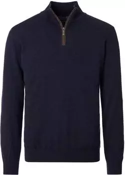 CASAMODA Troyer Zipper Langarm Regular blau