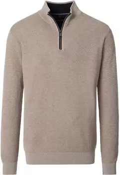 CASAMODA Troyer Zipper Langarm Regular beige