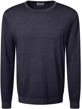 Pierre Cardin Pullover Rundhals Fischgrätmuster Regular Fit (706296) anthrazit