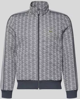 Lacoste Sweatshirt mit Paris-Jacquard-Monogramm (SH1368) schwarz