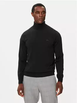 Lacoste Regular Fit Rollkragenpullover (AH1959) schwarz
