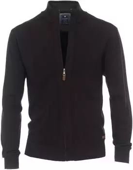 Redmond Strickjacke mit Reißverschluss 681 schwarz