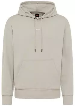 Boss Orange WeSmallhood Hoodie open grey070