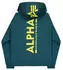 Alpha Industries Back Print Hoody (777035) deep petrol