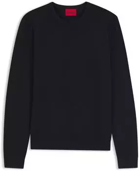 HUGO Slim Fit Pullover mit Rundhals (50532074) blau