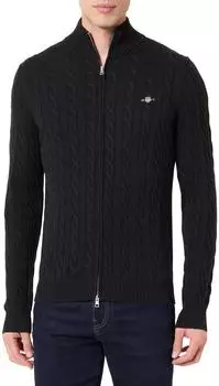 GANT Cotton Cable Half Zip (8050603) schwarz
