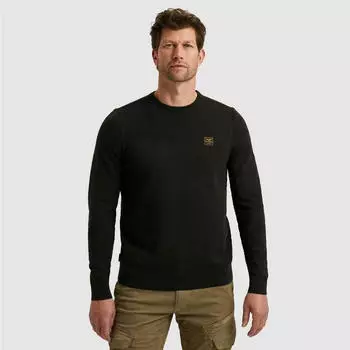 PME Legend Crewneck Strickpullover Regular Fit (33830446) schwarz