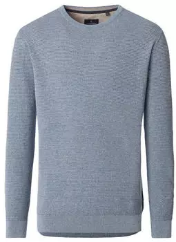 CASAMODA Strickpullover Uni blau