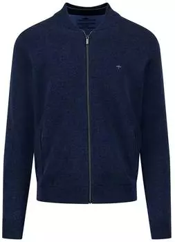 Fynch-Hatton Strickjacke aus reiner Baumwolle (21870279) dunkelblau