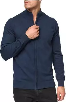 Indicode INScotts Übergangsjacke mit Stehkragen navy