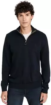 Barbour Holden 1/2 Zip Pullover blau
