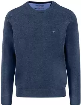 Fynch-Hatton Rundhalspullover mit Logo Stickerei (1514210) night/saphir