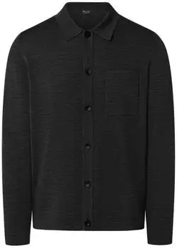 Maerz Strickjacke aus 100% Wolle schwarz