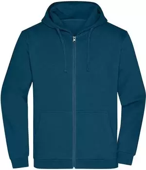 Daiber Zip Hoody Sweatshirt Regular Fit (JN756) petrol