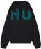 HUGO Hoodie aus Baumwoll-Terry mit Logo-Print Style Nalfhood 50552486 Schwarz