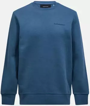 Peak Performance Original Small Logo Crew Sweatshirt (G79590180) petrol