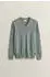 GANT Classic V-Neck Pullover aus Baumwolle (8030562) ceramic grey