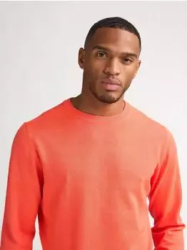 Petrol Industries Baumwollmix Pullover mit Rundhalsausschnitt (71711048) fiery coral