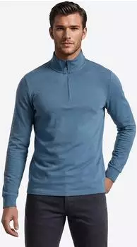 Pierre Cardin Polo Shirt Langarm Sweat StKrgRV Modern Fit blau