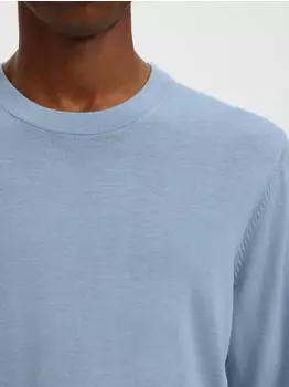 Selected Tray Regular Fit Pullover pastellblau