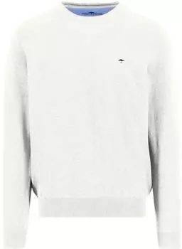 Fynch-Hatton Merino-Cashmere Pullover mit Rundhalsausschnitt (FYH0818005000001) wollweiß/new sanftes weiß