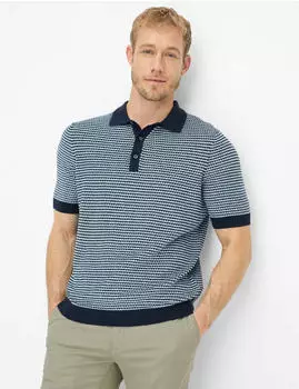 BRAX Pascal Kurzarmhemd (33083836) navy