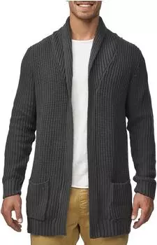 Indicode Anaheim Strickjacke mit 2 aufgesetzten Taschen (35540BS) dunkelgrau