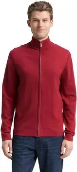 Tom Tailor Strickjacke (1032303) coach rot melange/rubinrot