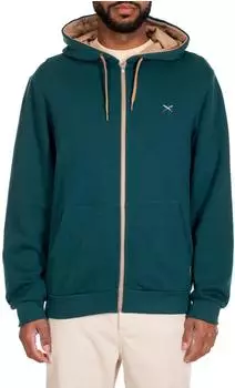 Iriedaily Mini Flag 2 Zip Hoodie Regular Fit beige/navy