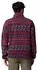 Columbia Helvetia II Printed Half Snap Fleece (2098461) rich wine knitknot