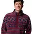 Columbia Helvetia II Printed Half Snap Fleece (2098461) rich wine knitknot