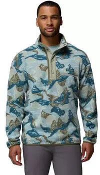 Columbia Helvetia II Half Snap Fleece with Print (2098461) Safari Sunscapes
