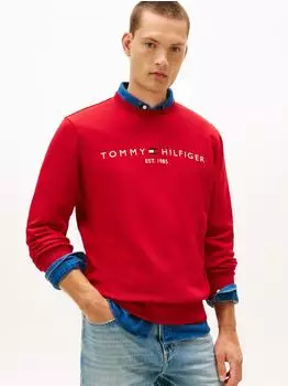 Tommy Hilfiger Tommy Logo Sweatshirt Regular Fit (72433134) medium rot