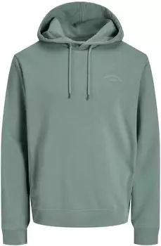 Jack & Jones JJCOLLEGE LOGO SWEAT HOOD Kapuzensweatshirt (12288362) mineral blau