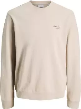 Jack & Jones JJEARCHIVE GRAPHIC SWEAT CN NOOS PLS moonbeam/beige