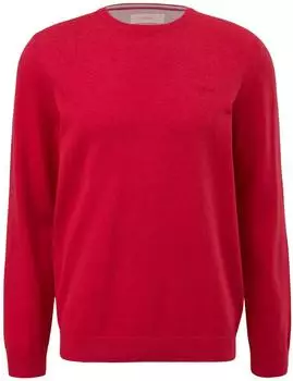s.Oliver Pullover aus Feinstrick (2040664) rot melange
