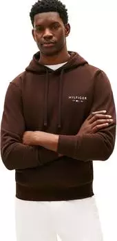 Tommy Hilfiger Reg Entry Graphic Hoodie (MW0MW41429) chocolate