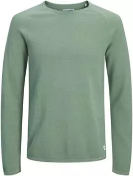 Jack & Jones Hill Strickpullover mit Rundhalsausschnitt (12157321) granite green
