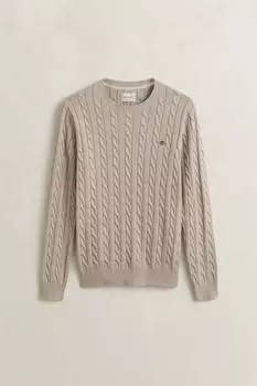 GANT Pullover mit Demi-Rei&szlig;verschluss (8050601) oat melange