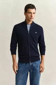 GANT Casual Cotton Zip Cardigan (8030293) dunkelblau