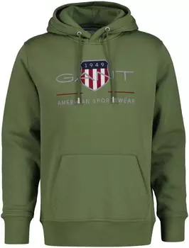 GANT Archive Shield Hoodie (2047082-379) green
