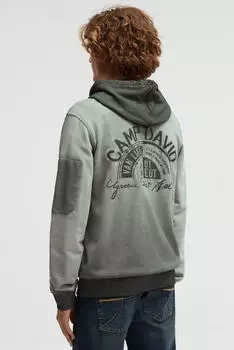 Camp David Sweatjacke Lockere Passform (CG2601-3198-33) dusty green