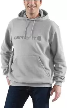 Carhartt Signature Logo Midweight Sweatshirt (100074) heather gray/grau