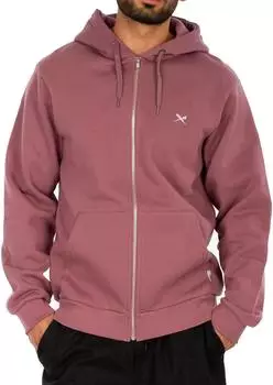 Iriedaily Mini Flag 2 Zip Hoodie Regular Fit plum/mauve