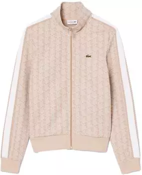 Lacoste Sweatshirt mit Paris-Jacquard-Monogramm (SH1368) beige
